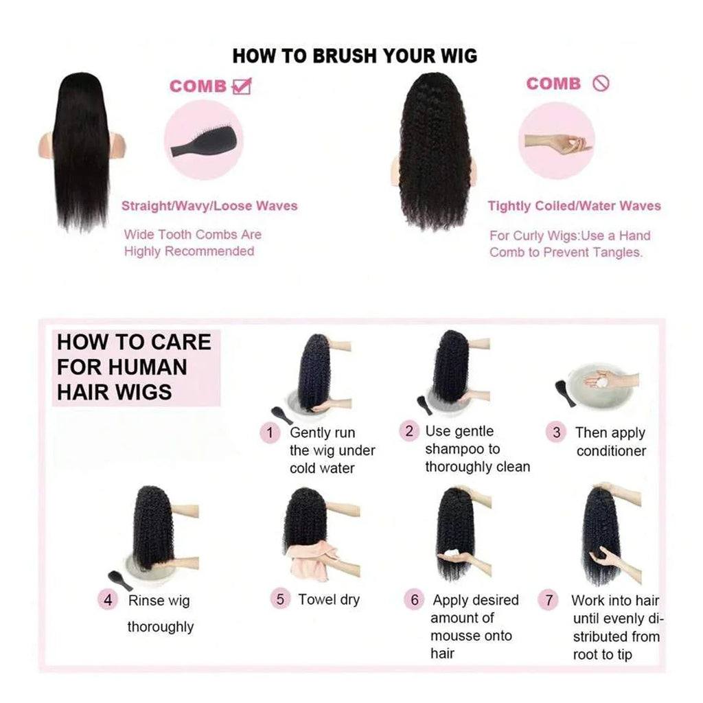 200% Density 42 Inch HD Lace Front Human Hair Wigs Straight 13x4 Transparent Lace Frontal Human Hair Wigs Pre Plucke For Women