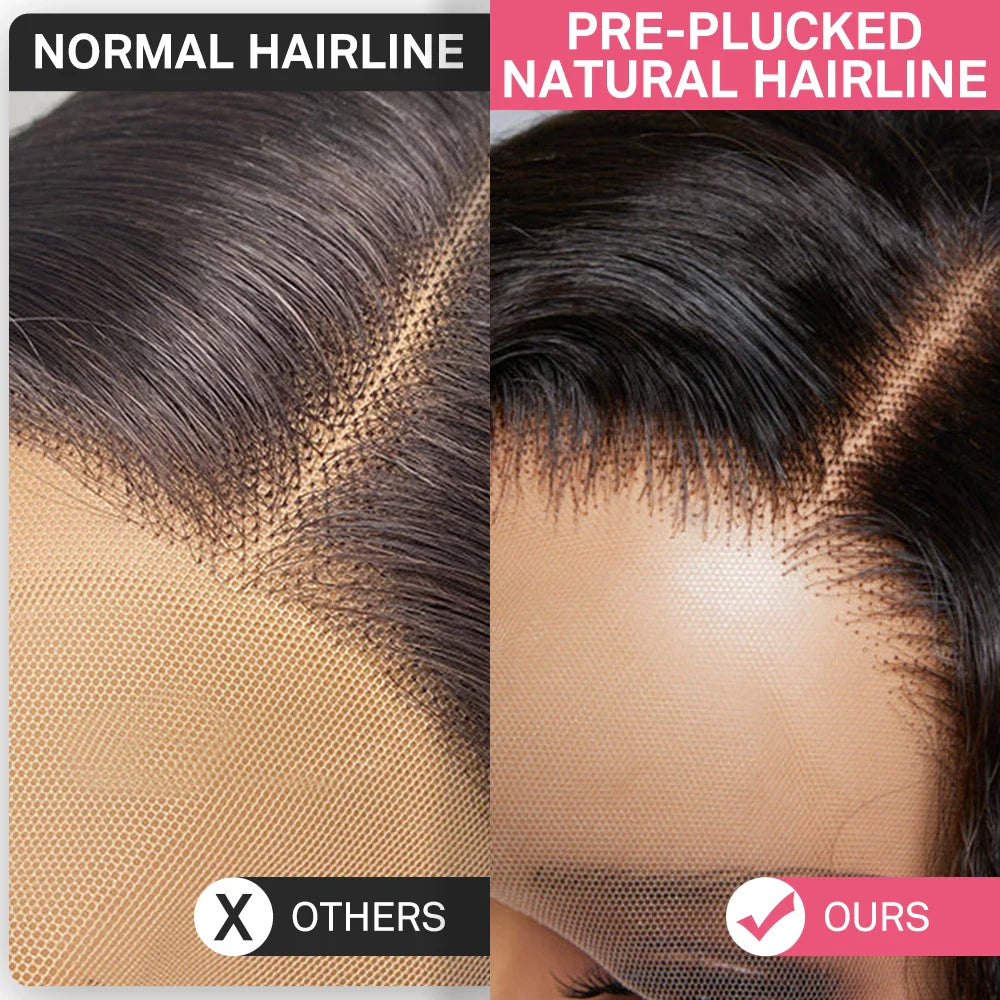Body Wave Lace Front Wigs Human Hair 220 Density Transparent Lace Frontal Wigs For Women 13x6 13x4 Human Hair Wigs