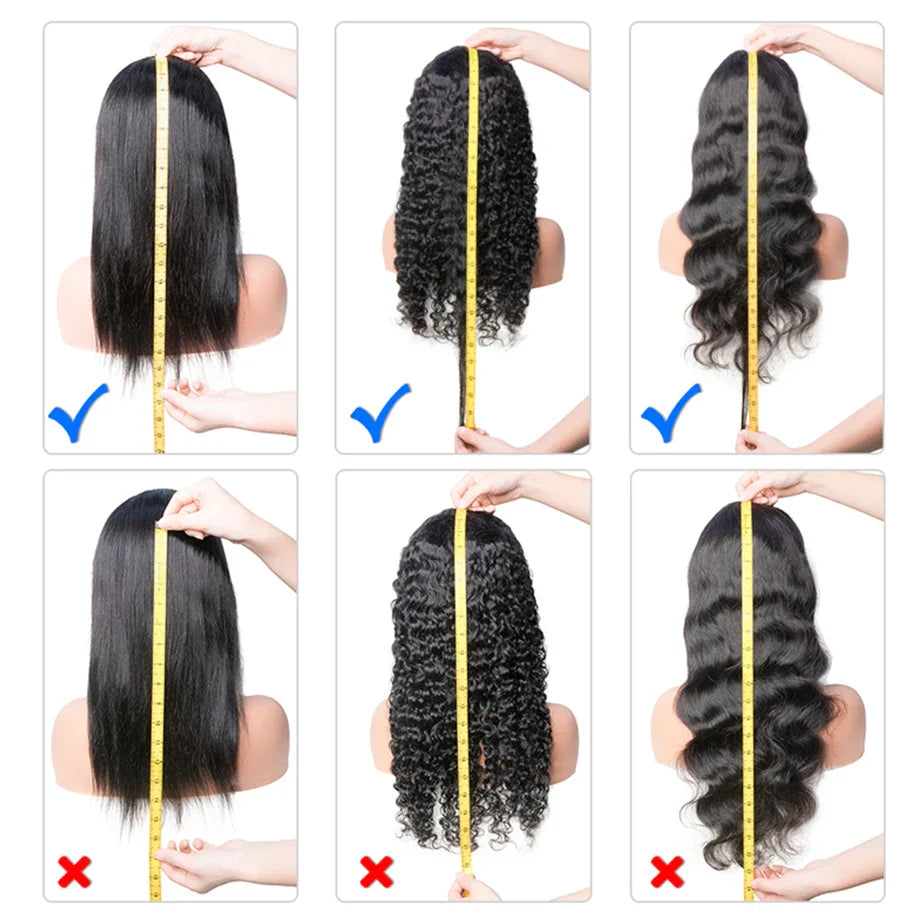 40 Inch Bone Straight Human Hair Wigs 13x4 13X6 HD Lace Front Wigs Human Hair 100% Brazilian Hair For Black Women 220 Density